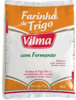 imagem de FARINHA TRIGO VILMA C/FERM.1KG PLASTICO