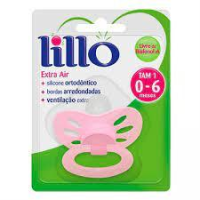 imagem de CHUPETA LILLO EXT.AIR ORTO SIL.COR. LEVES/T.1/ROSA